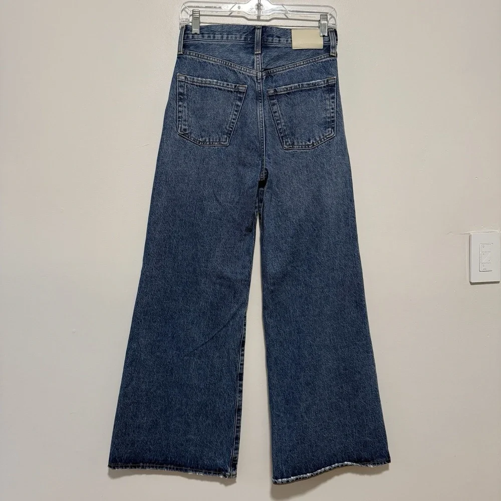 Citizens of Humanity Beverly Slouch Boot‎ Wide Leg Jeans in Corsage Blue